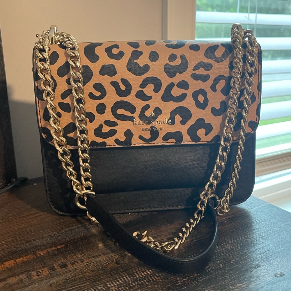 Kate Spade Leopard print crossbody